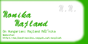 monika majland business card